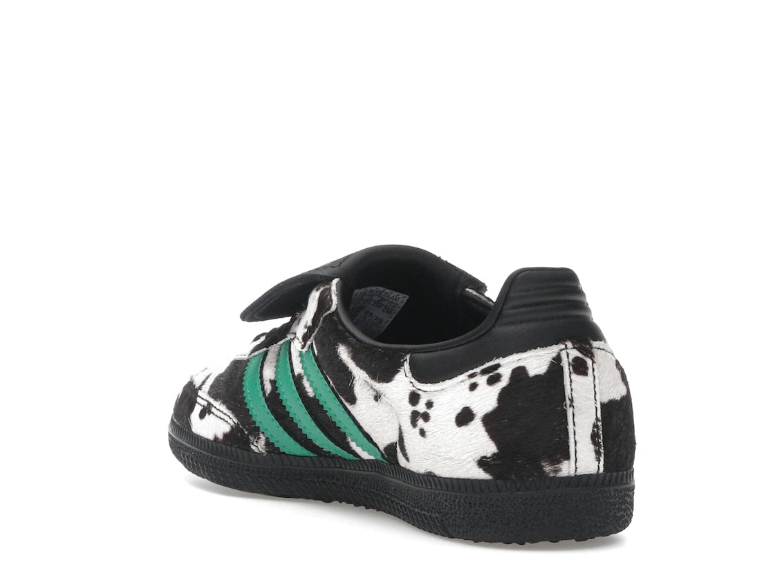 Samba LT Cow Print Black White - JS3930