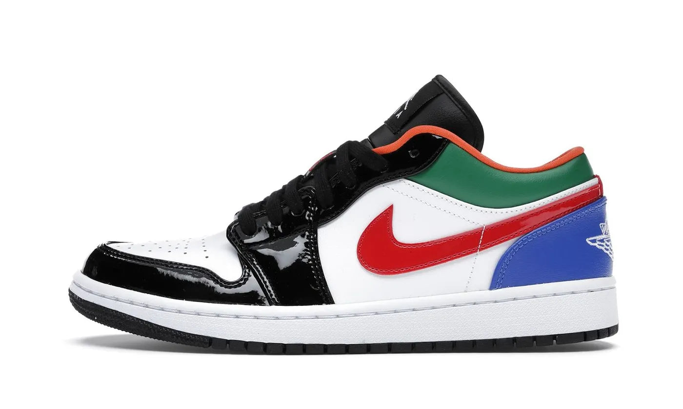 Air Jordan 1 Low Multi-Color Black Toe - CZ4776-101