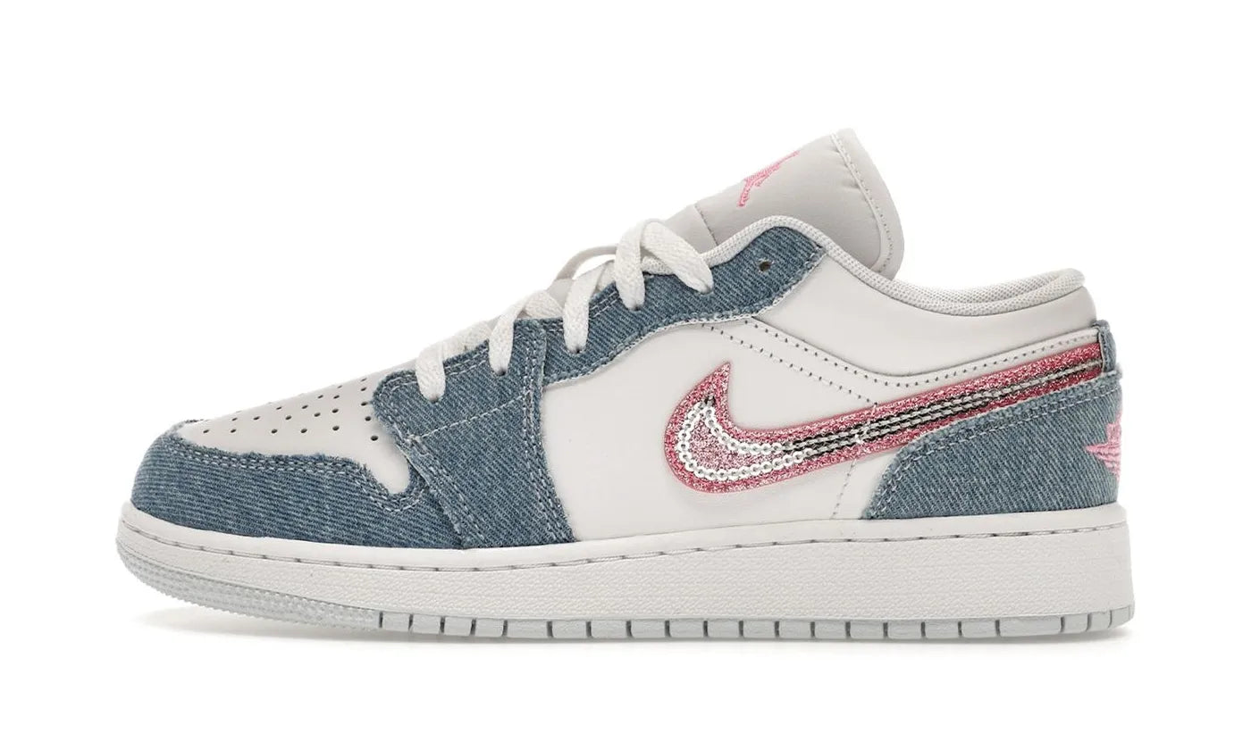Air Jordan 1 Low SE Denim Sequin - HQ2001-400