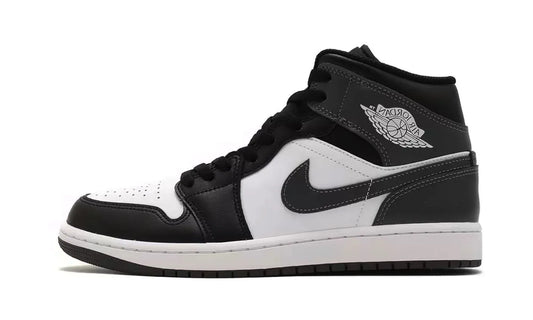 Air Jordan 1 Mid Black White Iron Grey - DQ8426-001