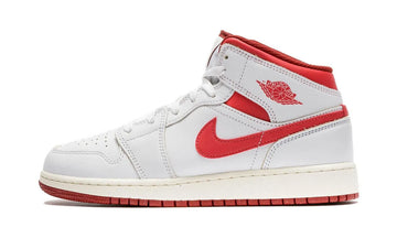 Air Jordan 1 Mid SE White Dune Red - FJ3464-160