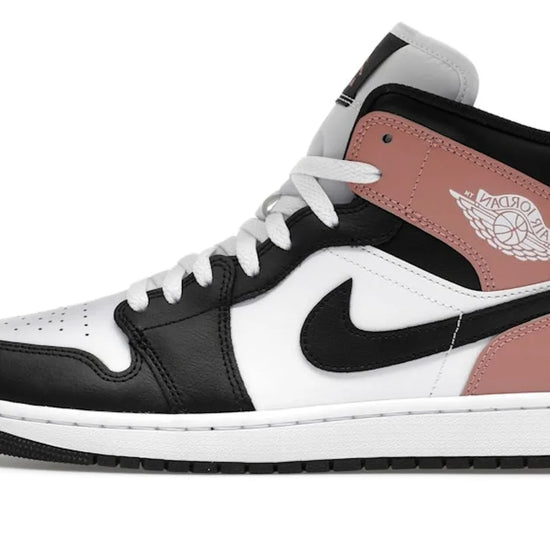 Air Jordan 1 Mid White Rust Pink Black - DQ8426-100