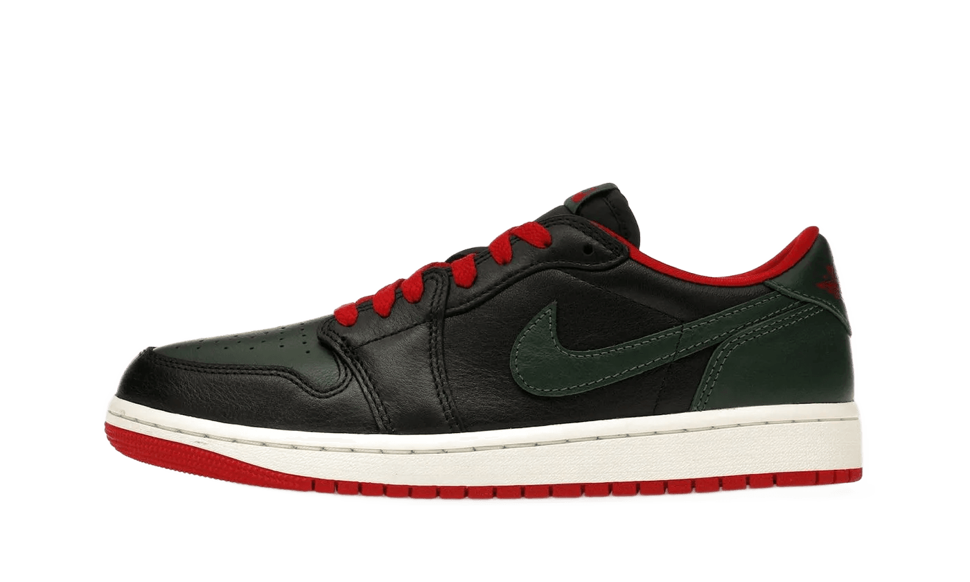 Air Jordan 1 Retro Low OG Gorge Green Varsity Red - CZ0775-036