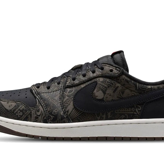 Air Jordan 1 Retro Low OG Laser Black University Red - IV6750-001
