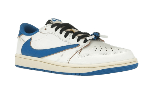 Air Jordan 1 Retro Low OG SP Fragment x Travis Scott Sail Military Blue - DM7866-104