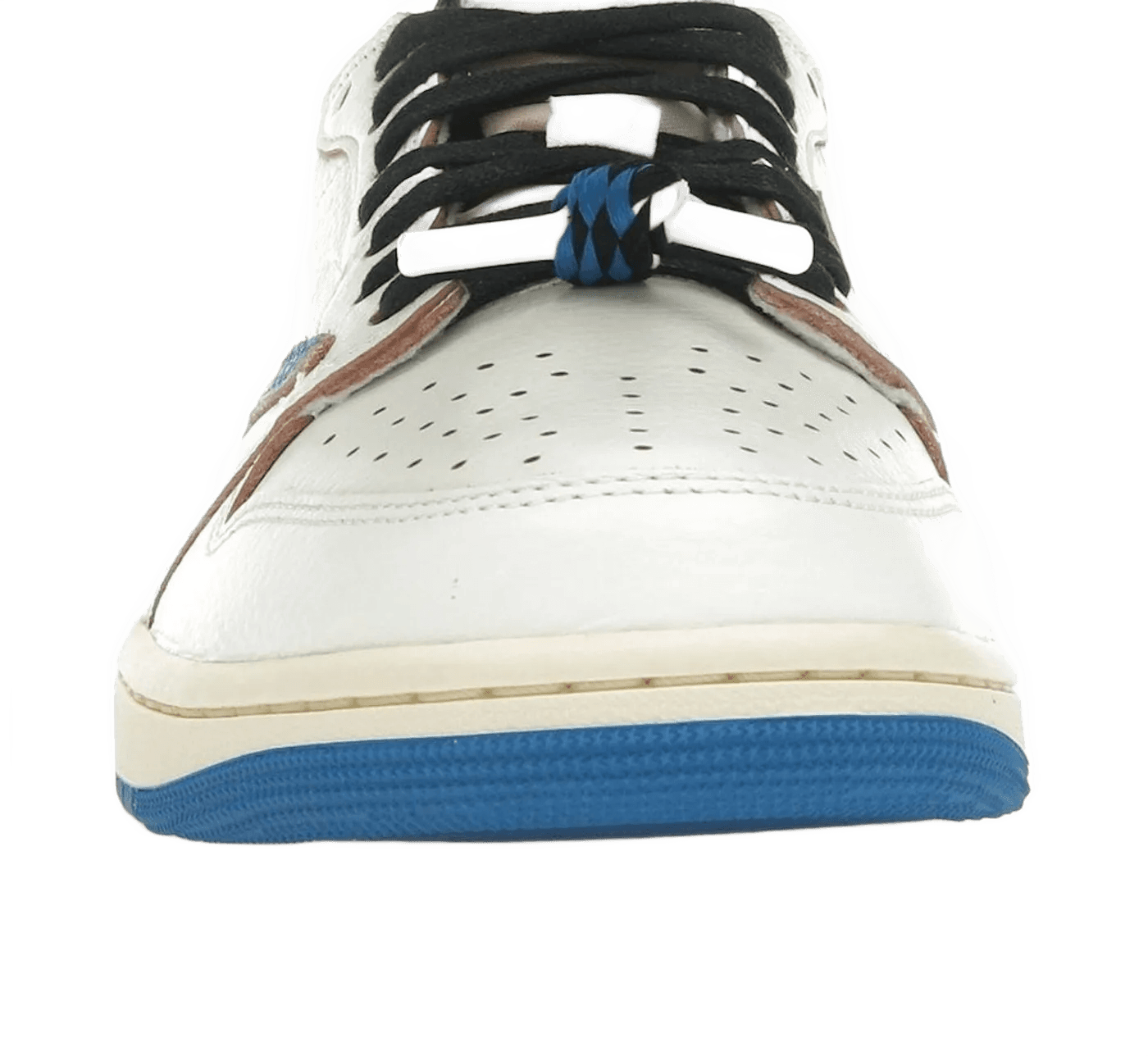 Air Jordan 1 Retro Low OG SP Fragment x Travis Scott Sail Military Blue - DM7866-104