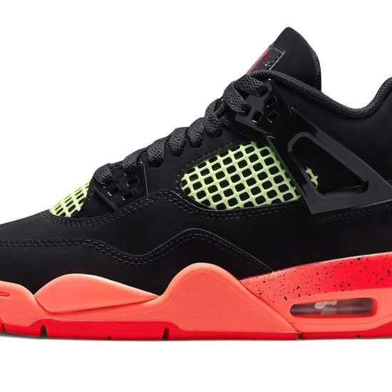Air Jordan 4 Retro Black Bright Mango Barely Volt Infrared 23 - II1271-001