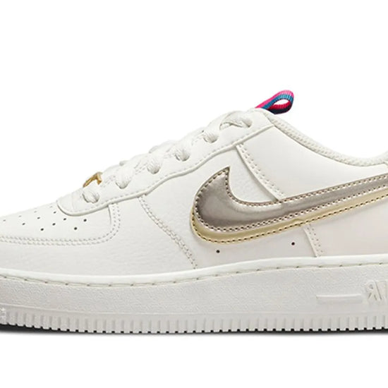 Air Force 1 LV8 Double Swoosh Silver Gold - DH9595-001