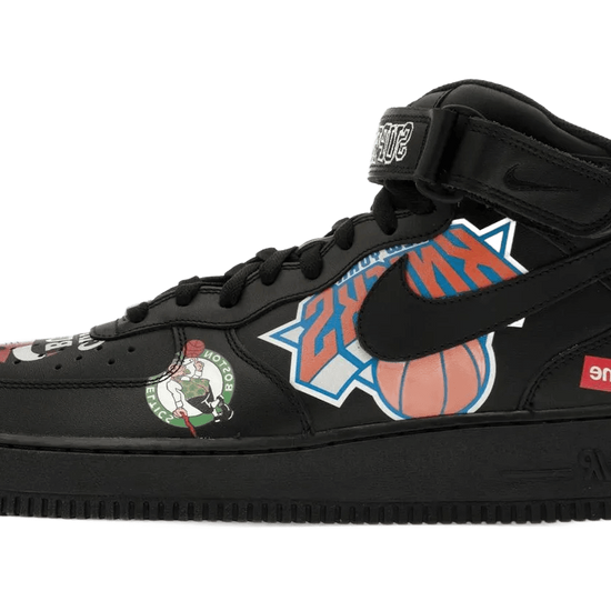 Air Force 1 Mid Supreme NBA Black - AQ8017-001