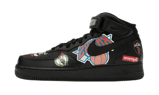 Air Force 1 Mid Supreme NBA Black - AQ8017-001