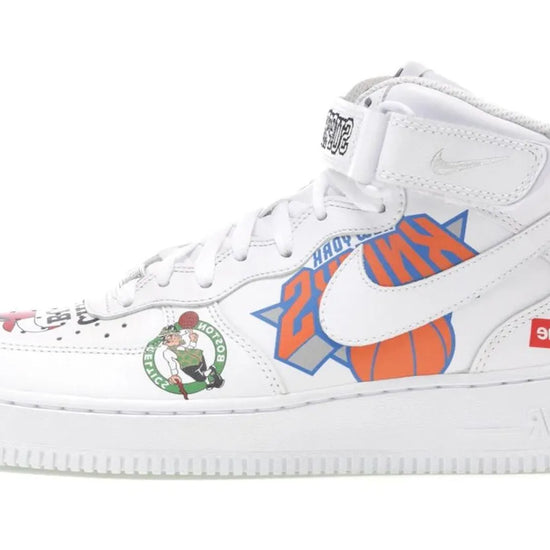 Air Force 1 Mid Supreme NBA White - AQ8017-100