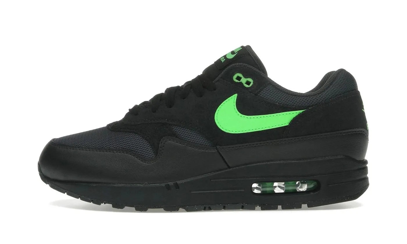 Air Max 1 Essential Black Green Strike - FZ5808-012