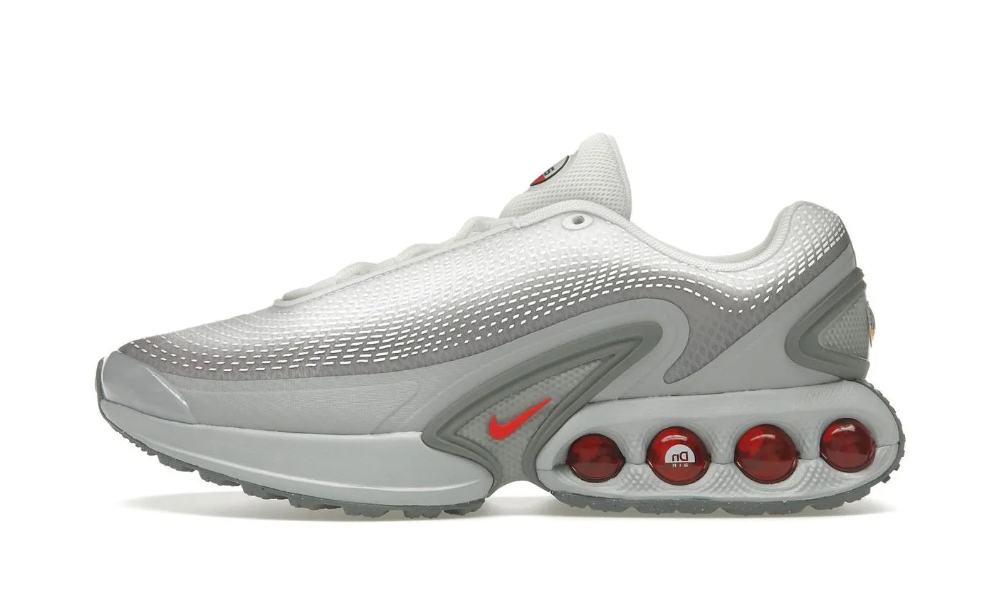 Air Max Dn SE Light Smoke Grey White Smoke Grey University Red - HQ4567-001