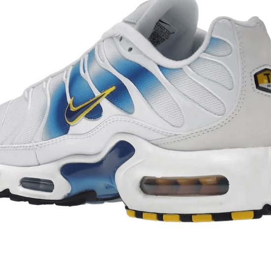 Air Max Plus Spray Paint Swoosh White Blue - DX8962-100