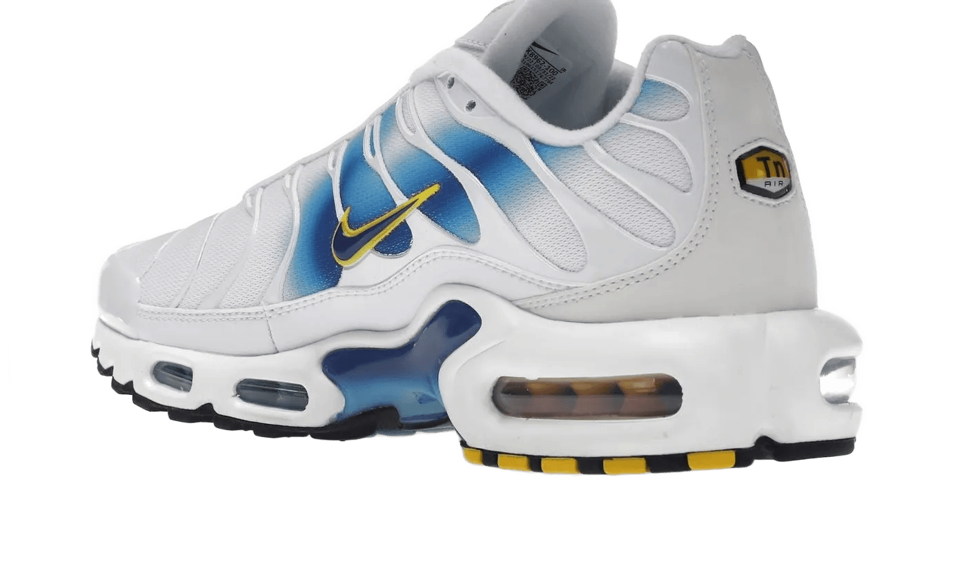 Air Max Plus Spray Paint Swoosh White Blue - DX8962-100