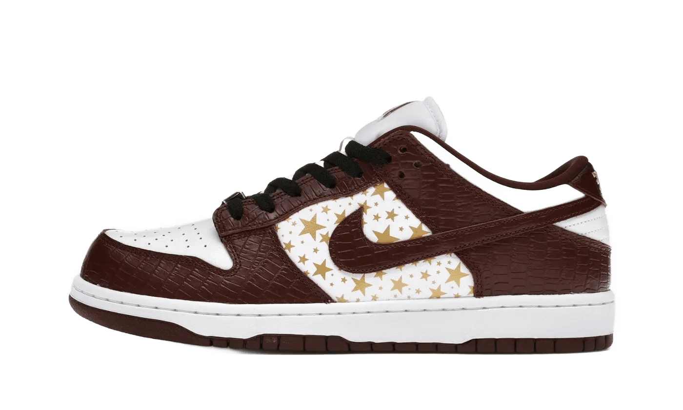 SB Dunk Low Supreme Stars Barkroot Brown (2021) - DH3228-103