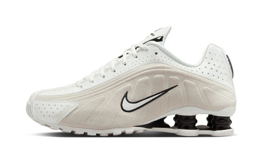 Shox R4 White Black Suede - HQ7739-100