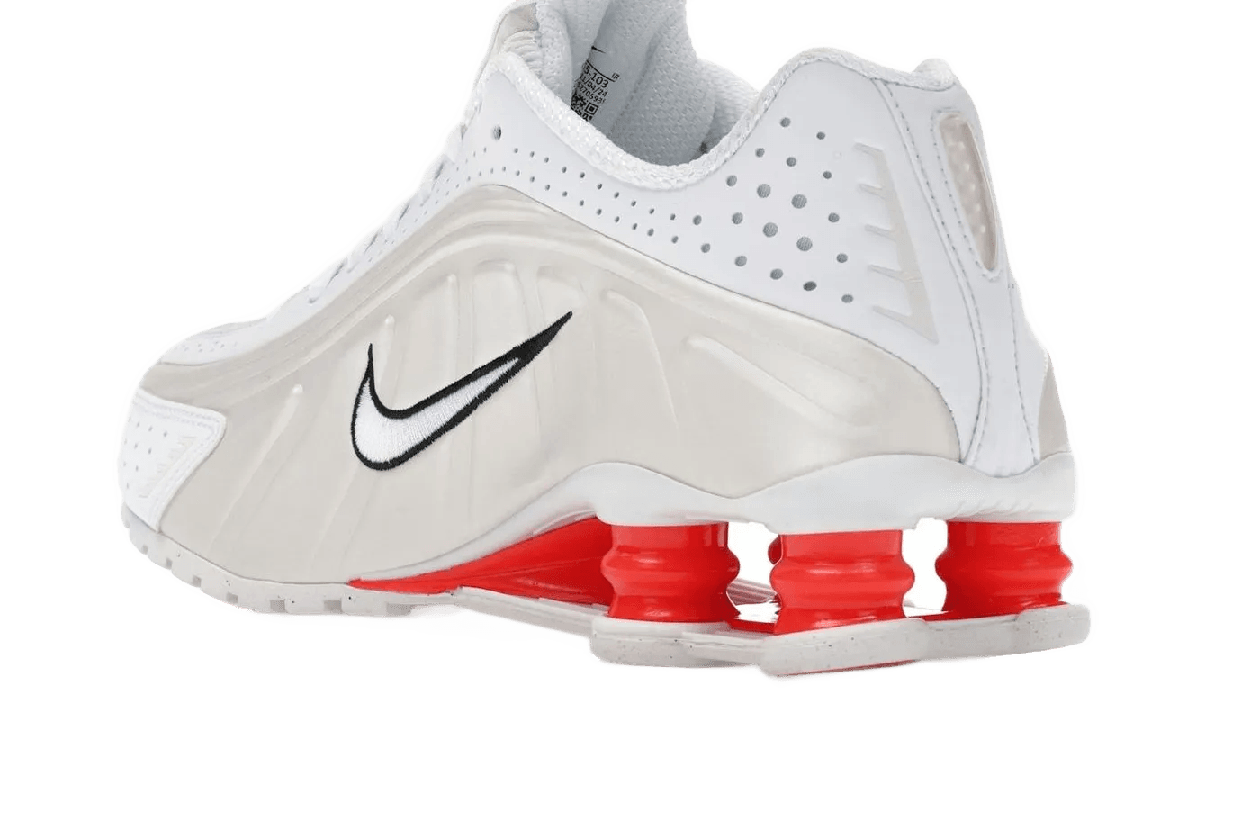 Shox R4 White Phantom Picante Red - AR3565-103