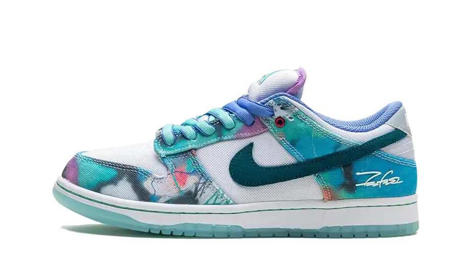 SB Dunk Low Futura Laboratories Bleached Aqua - HF6061-400