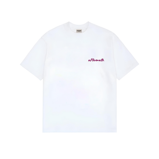Aftermath Fig Tee White