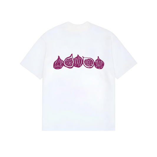 Aftermath Fig Tee White