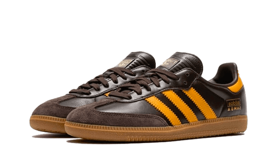 Adidas Samba OG Dark Brown Yellow - IG6174