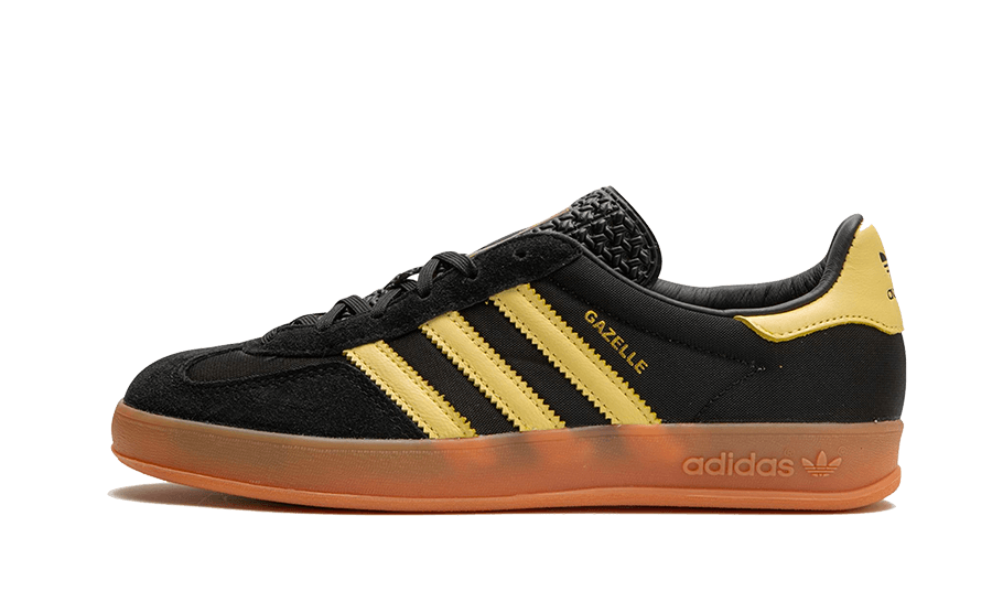 Adidas Gazelle Indoor Core Black Almost Yellow IG4999 AFTERMATH Aftermath