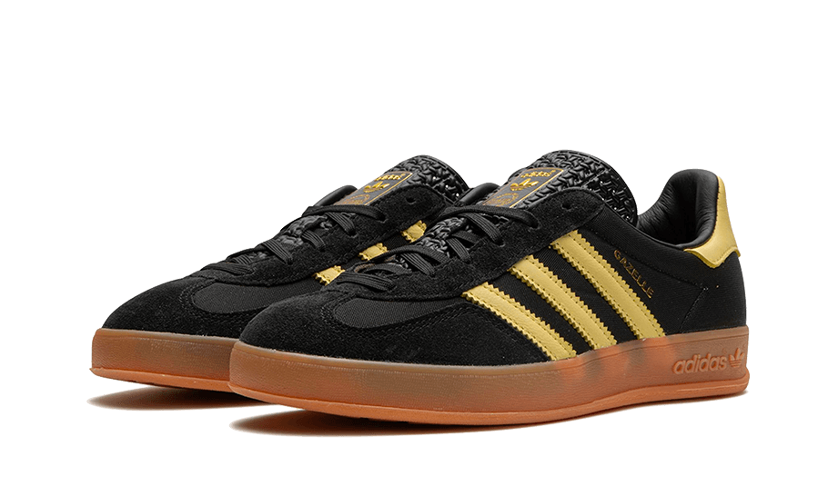 Adidas Gazelle Indoor Core Black Almost Yellow - IG4999