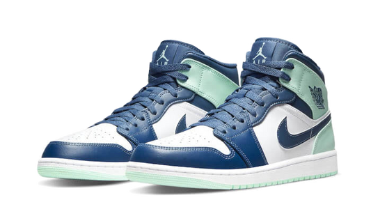 Air Jordan Air Jordan 1 Mid Mystic Navy Mint Foam - 554725-413 / 554725-413