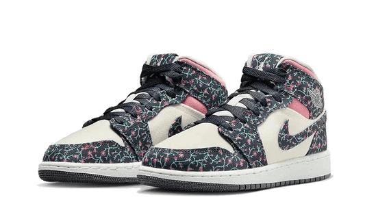 Air Jordan Air Jordan 1 Mid Floral Canvas - FJ3451-001