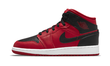 Air Jordan Air Jordan 1 Mid Reverse Bred - 554724-660 / 554725-660