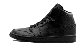 Air Jordan Air Jordan 1 Mid Triple Black - 554725-091 / 554724-091