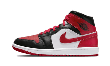 Air Jordan Air Jordan 1 Mid White Bred Toe - BQ6472-079