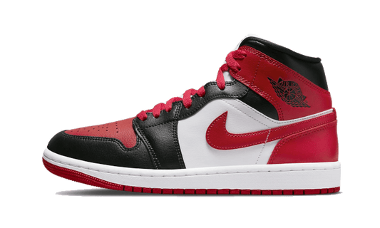 Air Jordan Air Jordan 1 Mid White Bred Toe - BQ6472-079