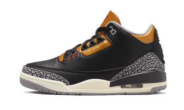 Air Jordan Air Jordan 3 Retro Black Cement Gold - CK9246-067