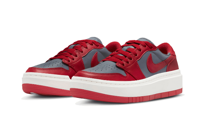 Air Jordan Air Jordan 1 Low Elevate Dark Grey Varsity Red - DH7004-006