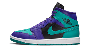 Air Jordan Air Jordan 1 Mid Black Grape - BQ6472-502