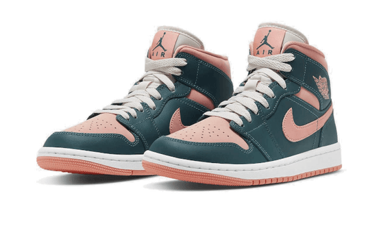 Air Jordan Air Jordan 1 Mid Dark Teal Green - BQ6472-308