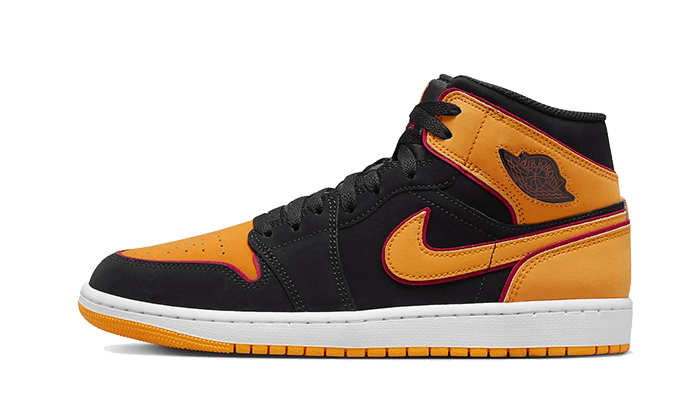 Air Jordan Air Jordan 1 Mid Fat Tongue Black Orange - FJ4923-008