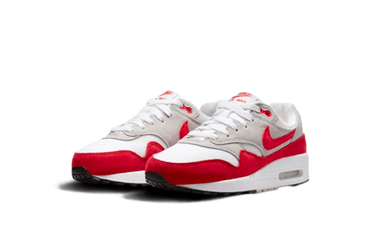 Nike Air Max 1 White University Red Enfant - 555766-146