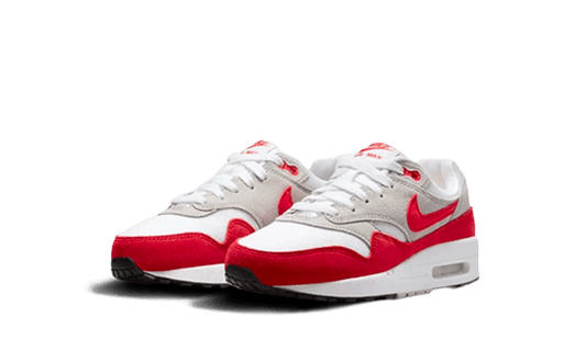 Nike Air Max 1 White University Red Enfant - 555766-146