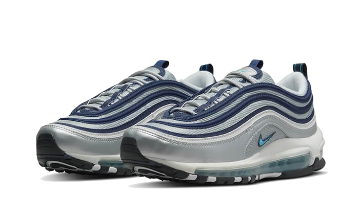 Nike Air Max 97 Metallic Silver Blue - DM0028-001 / DQ9131-001