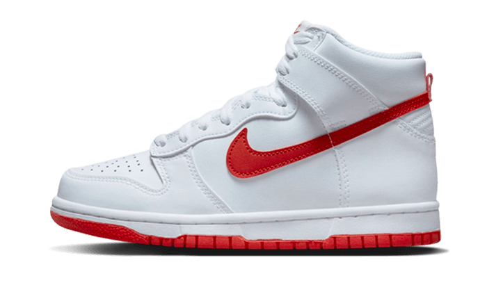 Nike Dunk High White Picante Red - DV0828-100 / DB2179-111