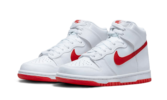 Nike Dunk High White Picante Red - DV0828-100 / DB2179-111