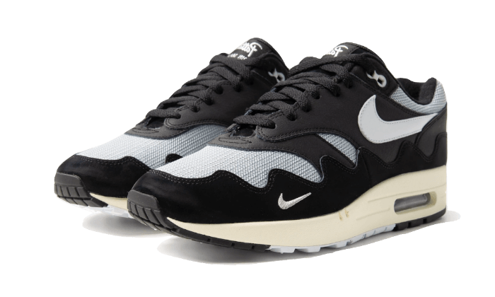 Nike Air Max 1 Patta Black Grey (Special Box + Bracelet) - DQ0299-001