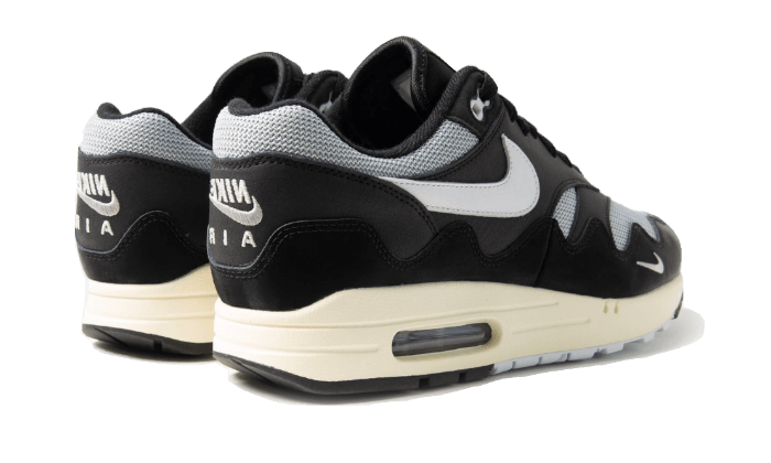 Nike Air Max 1 Patta Black Grey (Special Box + Bracelet) - DQ0299-001