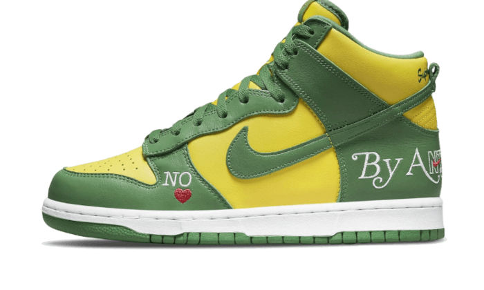 Nike SB Dunk High Supreme By Any Means Brazil - DN3741-700