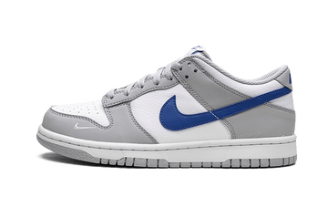 Nike Dunk Low Mini Swoosh Wolf Grey Game Royal - FN3878-001