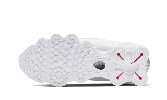 Nike Shox TL White Metallic Silver Max Orange - AR3566-100 / AV3595-100