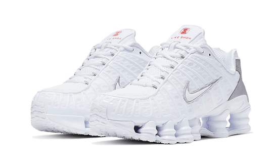 ✓ Nike Shox TL White Metallic Silver Max Orange (AR3566-100 ✓ Nike Shox TL White Metallic Silver Max Orange (AR3566-100